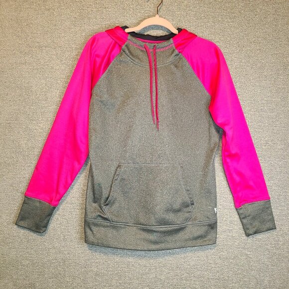 Danskin Now Tops - Danskin Now Pullover Hoodie Pink and Grey L 12/14